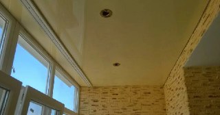 Натяжной потолок на балкон Дюртюли, цена 6178 руб.