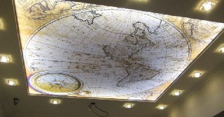 Натяжной потолок с фотопечатью Дюртюли, цена от 6208 руб.